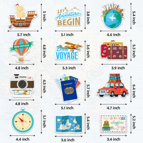 Joyful Start travel photo props to capture memorable party moments