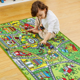 JOYIN City-themed rug durability highlights long-lasting play surfaces.