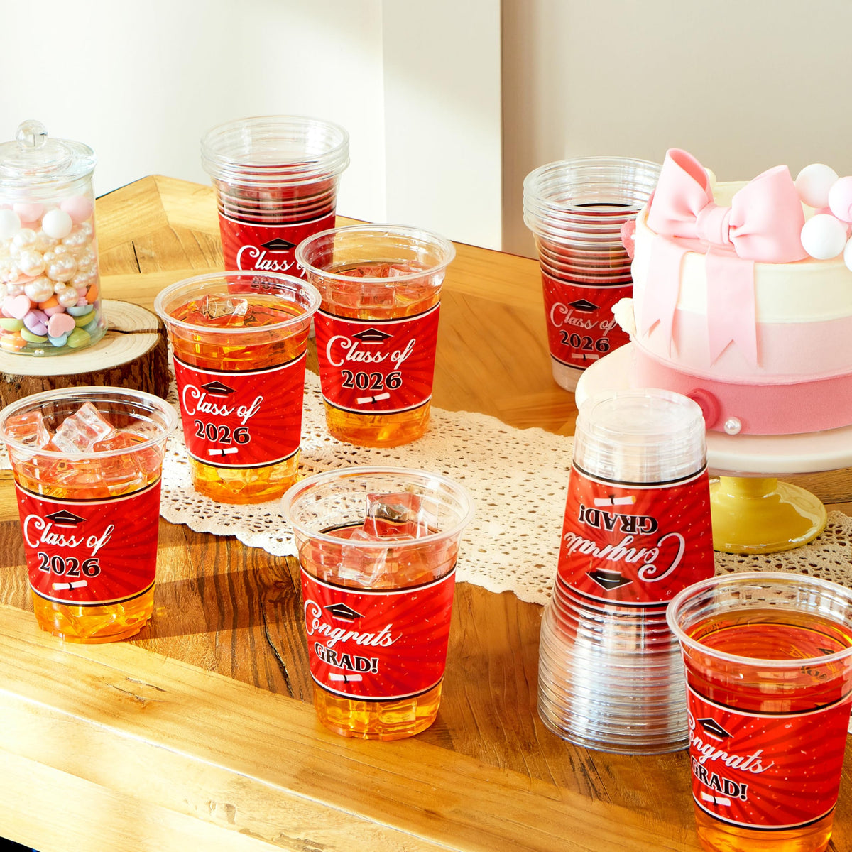 JOYIN graduation souvenir cups for guests as keepsakes