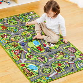 JOYIN ambulance and emergency vehicles on the playmat for dramatic play