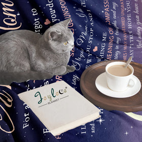 Joyloce Custom Blanket from Daughter to Mom, personalized expression of love