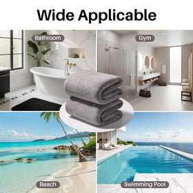 JOYMOOP bath towel blush color soft texture complements skin-friendly daily drying.