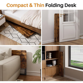 JOYMOOP folding desk dining and camping use when traveling.