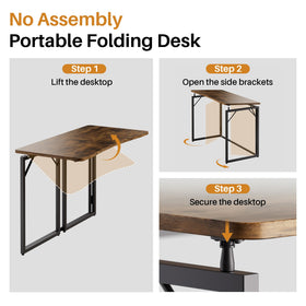 JOYMOOP folding desk portable for road trips or camping setups.