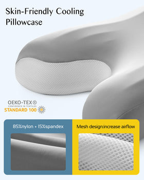 Joynox CPAP pillow CertiPUR-US core ensures reliable cushioning