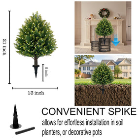JoyPower cedar topiary suitable for indoor and outdoor use
