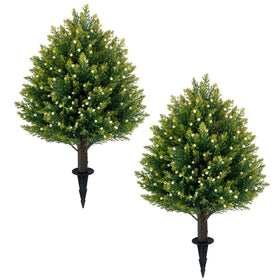 JoyPower 21inch berries topiary with ground spike for easy outdoor setup