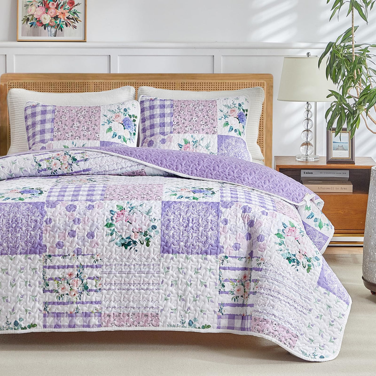 Joyreap reversible quilt design provides dual styling choices