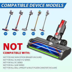 JOYSIHO Dyson head with carpet roller tackles hair on carpets efficiently