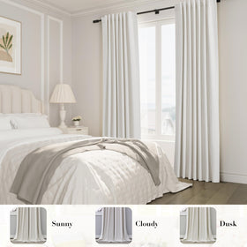 Joywell bedroom curtains creating a calm, stylish ambience
