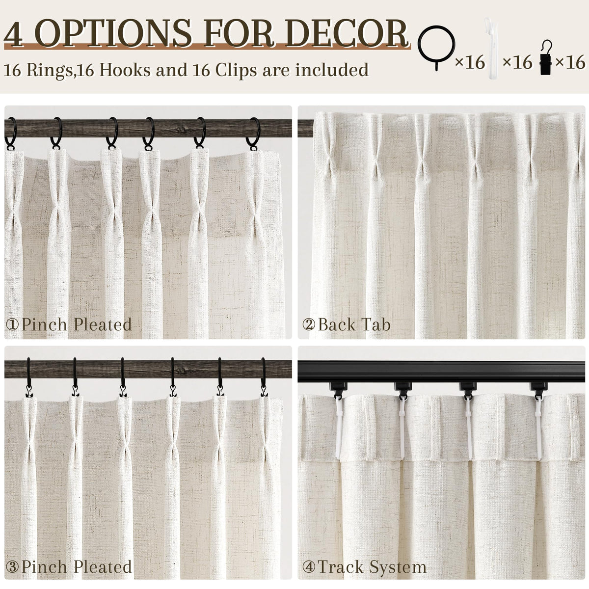 Joywell curtain hem stitching detail demonstrates craftsmanship and durability.