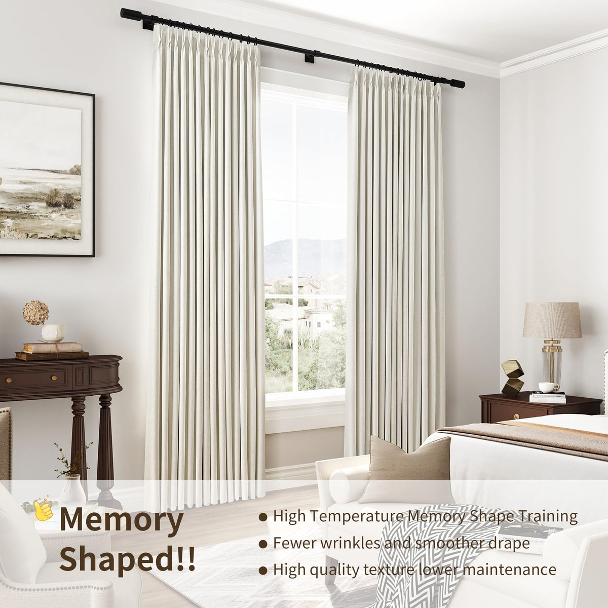 Joywell blackout curtains ideal for nurseries and kids' rooms.