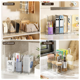 JOYZAN rounded-edged design protects bags and clothing from damage while stored.