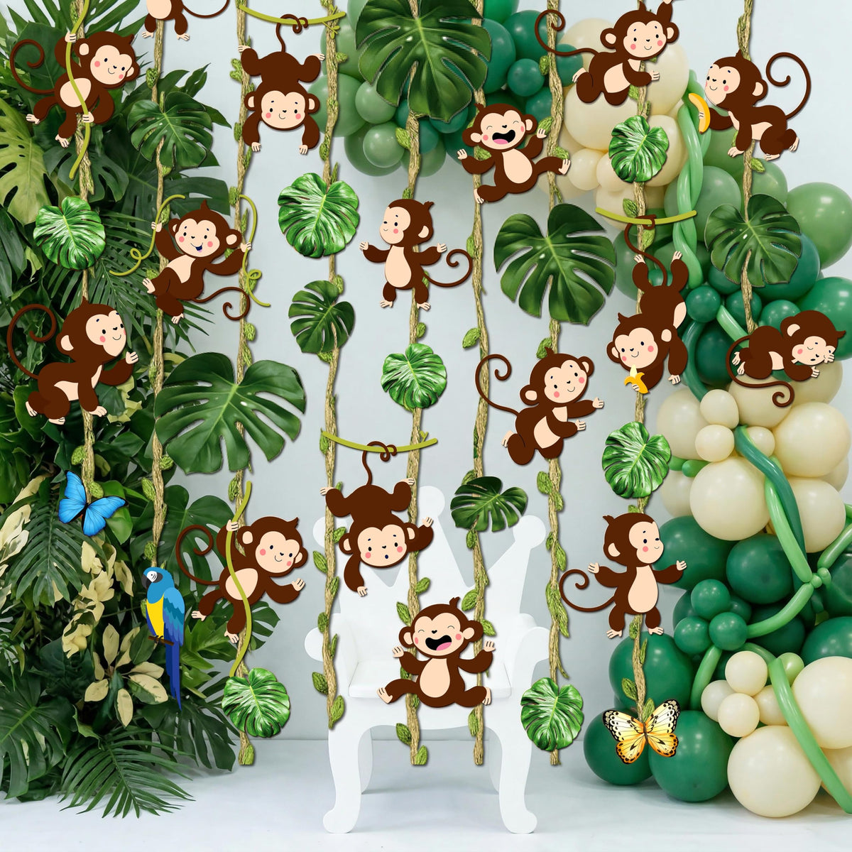 JPfezry jungle-themed decor enhances classroom and event spaces.