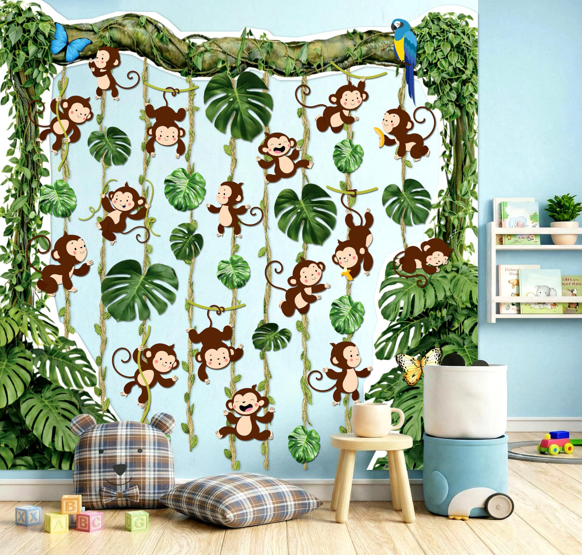 JPfezry hanging decor pieces enable quick, versatile wall decorations.