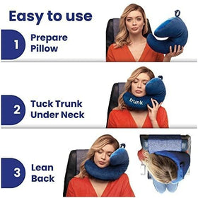 J-Pillow bag attachment illustrates simple transport.