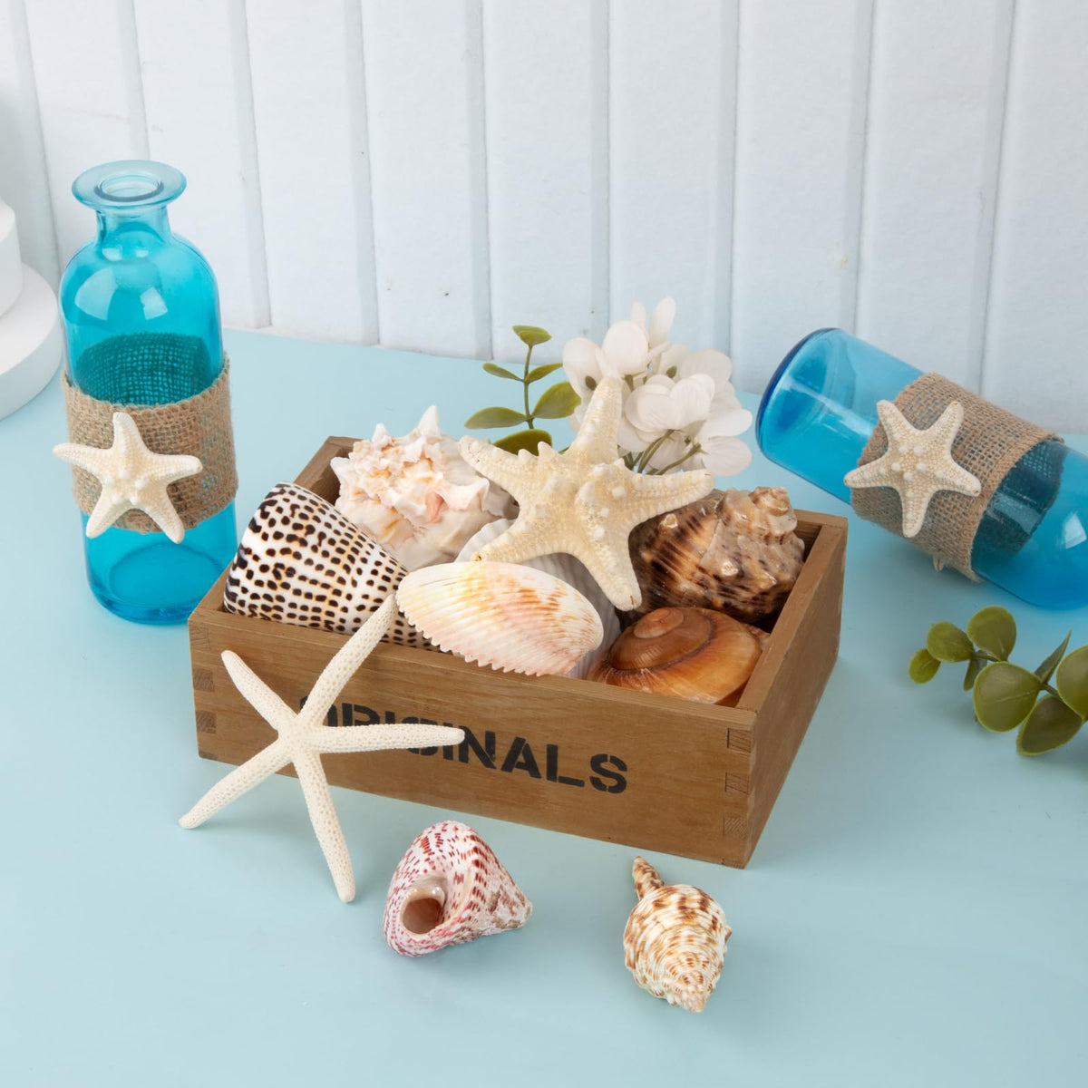 JQAQJU seashells used as beach wedding prop for charming tables