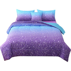 JQinHome glitter fitted sheet twin 39x75-16 soft microfiber with wrinkle-resistance