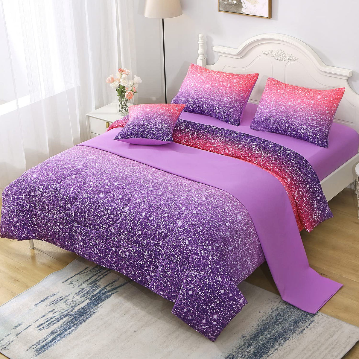 JQinHome envelope pillowcase 19x29 pair for tidy, coordinated look.