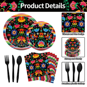 Jremreo Fiesta napkins add color and quick cleanup to celebrations