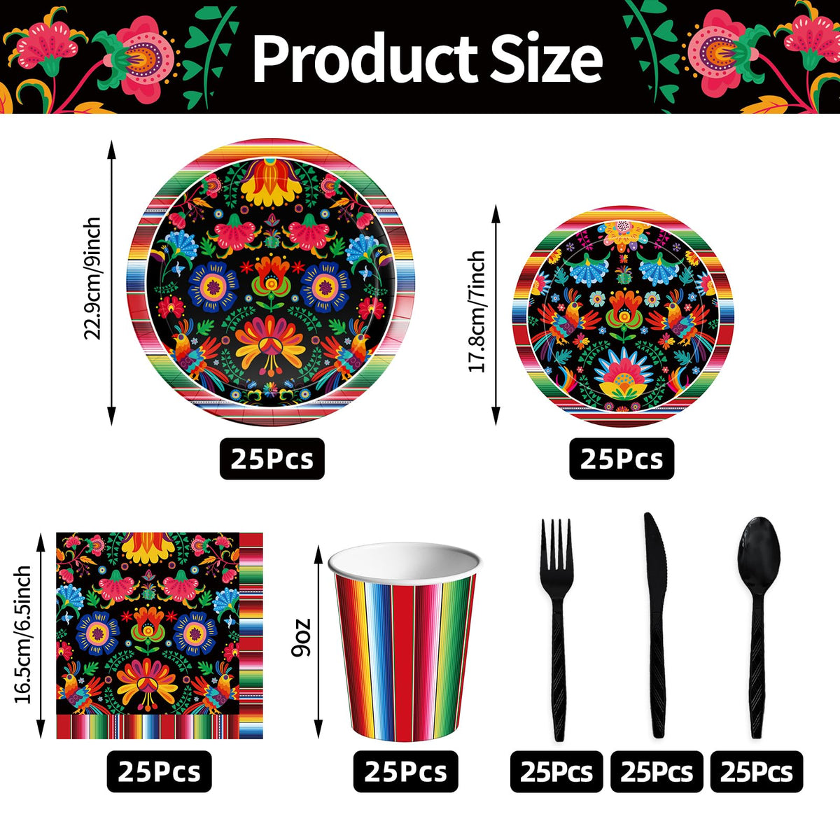 Jremreo Fiesta cups showcase vibrant print for hot or cold beverages