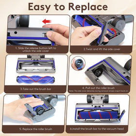 Jruav Dyson replacement head offers wide compatibility across Dyson models.