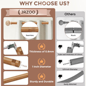 JRZOO vintage hand-carved rod detail adds rustic charm to any room