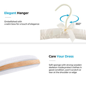 JS HANGER anti-slip satin fabric keeps tops from slipping off