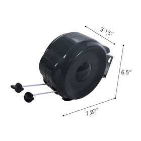 JS HANGER double-line wall-mounted setup saves space for laundry.