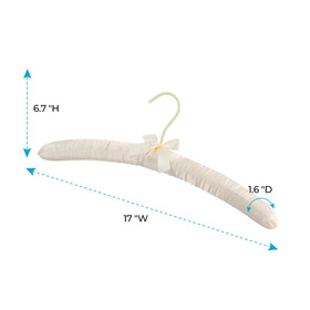 JS HANGER dust-free satin padding prevents dust on stored clothing