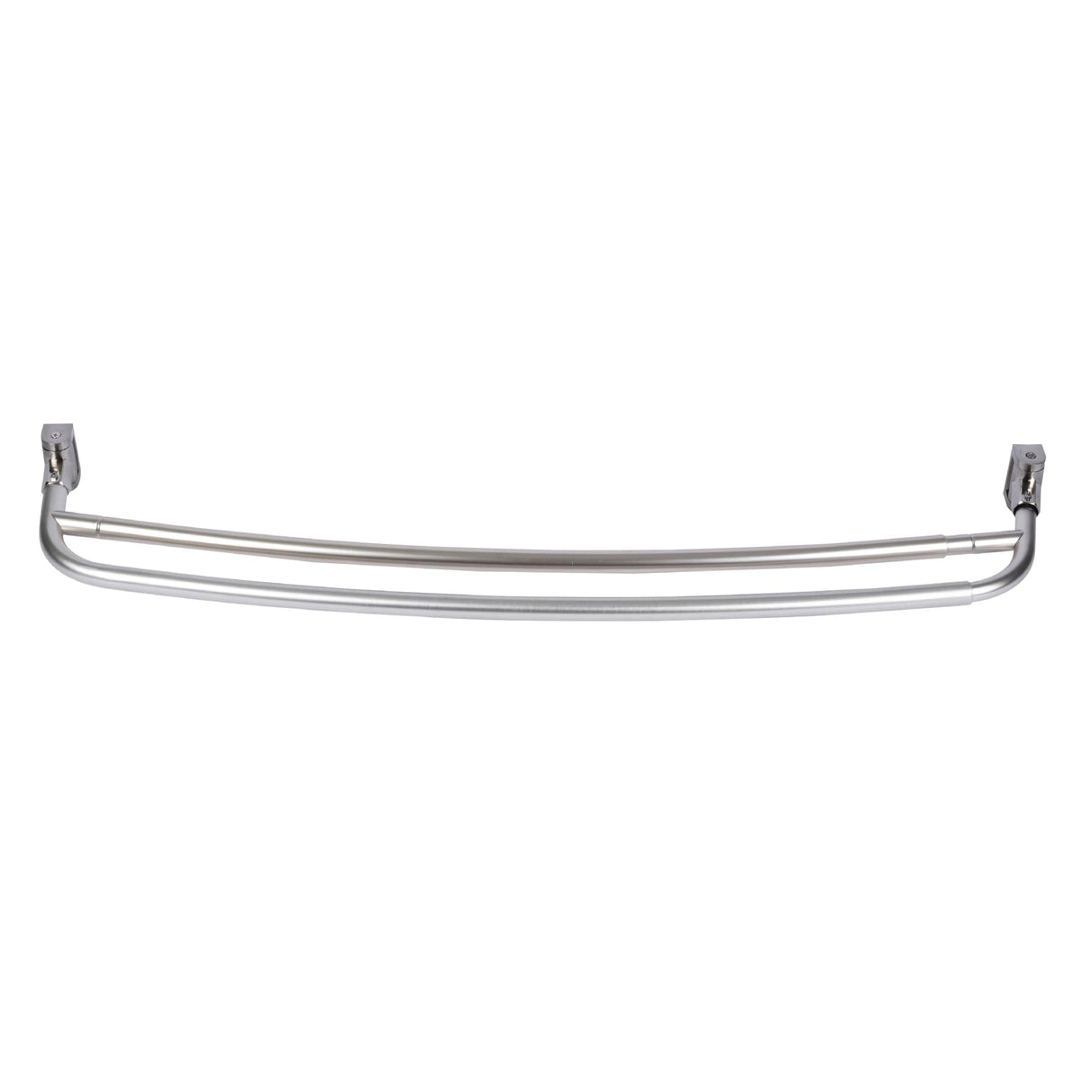 JS Jackson Supplies adjustable 44 to 70 inch shower rod for flexible fitting