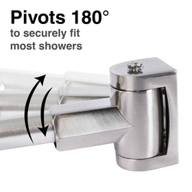 JS Jackson Supplies brushed nickel finish complements contemporary bathroom hardware