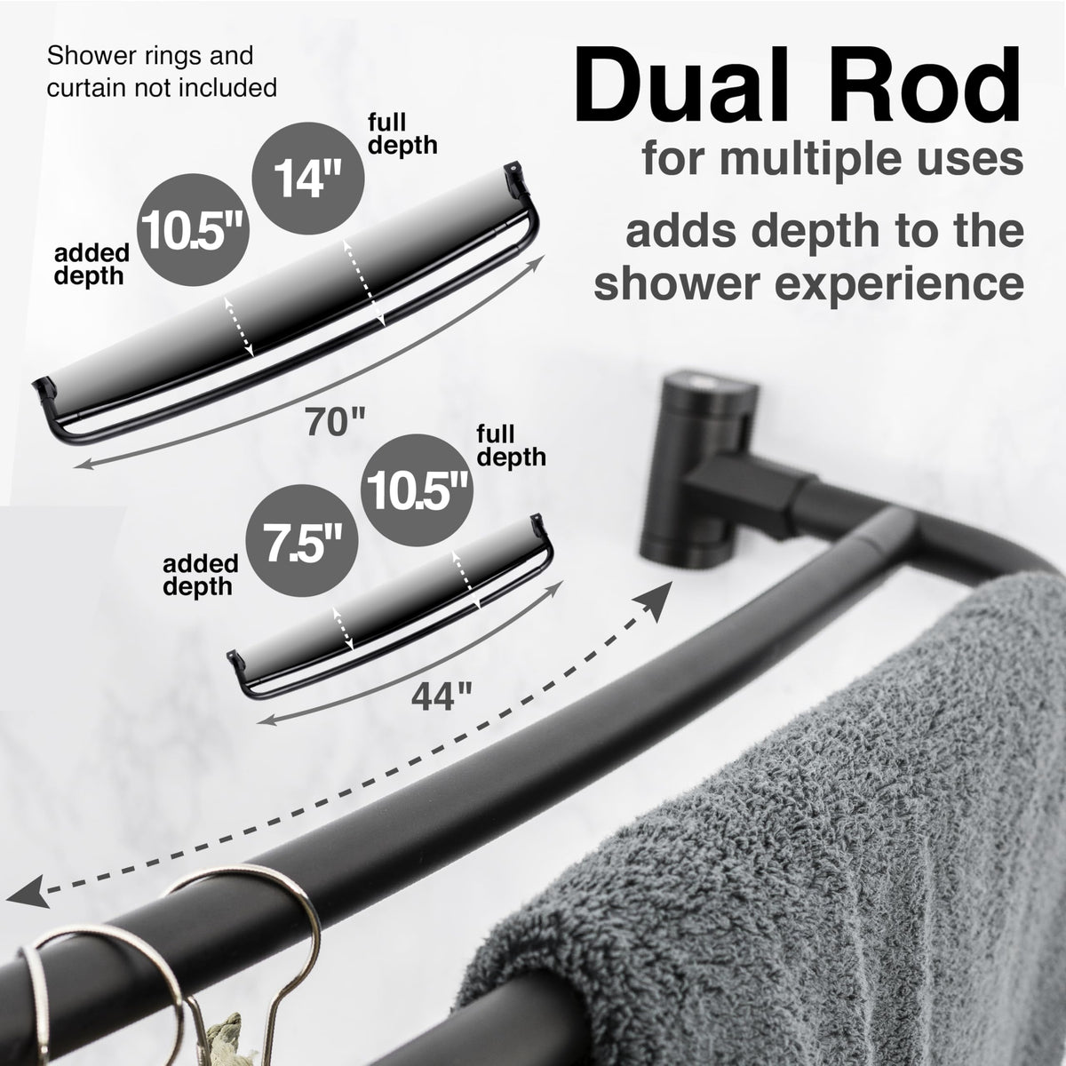 JS Jackson Supplies easy wall installation with included hardware.