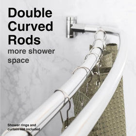 JS Jackson Supplies hotel-inspired chrome bath rod elevates home style.