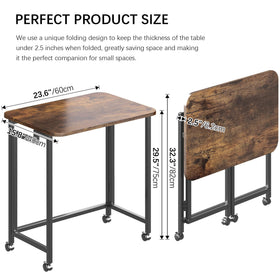 JSB portable laptop table with wheels for flexible use around the home.