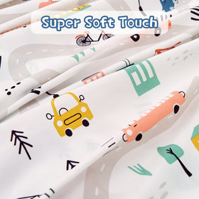 JSD printed sheets add playful room decor and storytelling inspiration