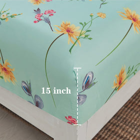 JSD Extra deep pocket fitted sheet provides secure fit overnight on deep mattresses.