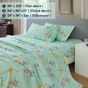 JSD Soft brushed microfiber texture delivers breathable, wrinkle-resistant comfort.