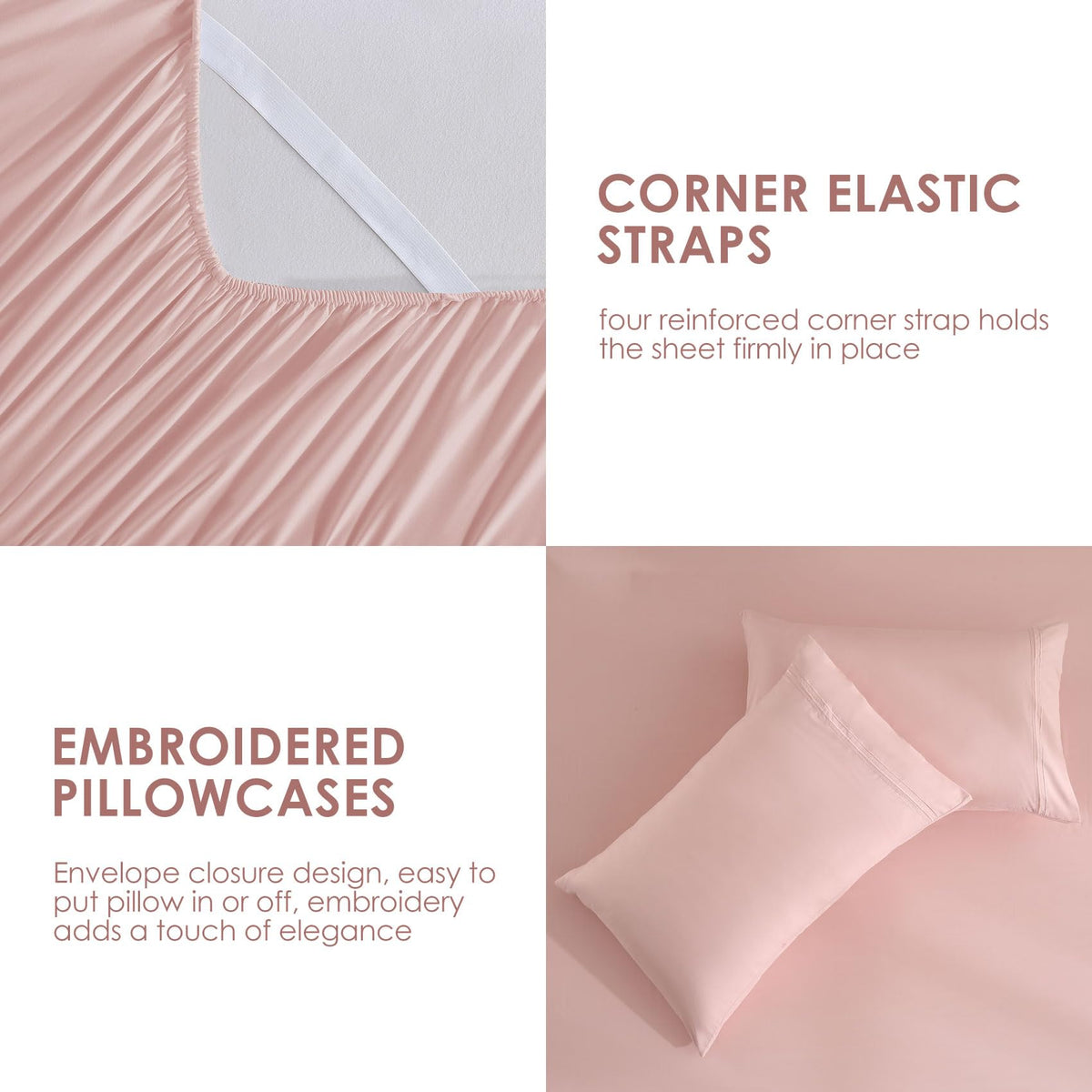 JSD wrinkle-resistant finish stays smooth with minimal care