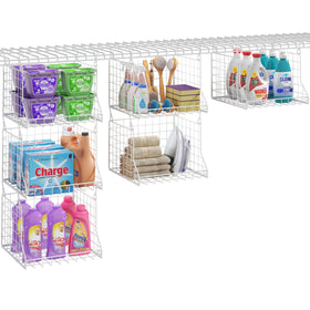 Jsskeeim 3-tier laundry organizer over washer and dryer for compact storage
