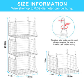 Jsskeeim multi-purpose organizer for clothes, cleaners, and more