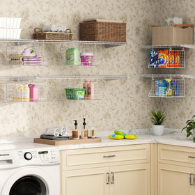 Jsskeeim over-washer-dryer installation saves floor space