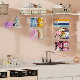 Jsskeeim space-saving laundry storage solution for small rooms