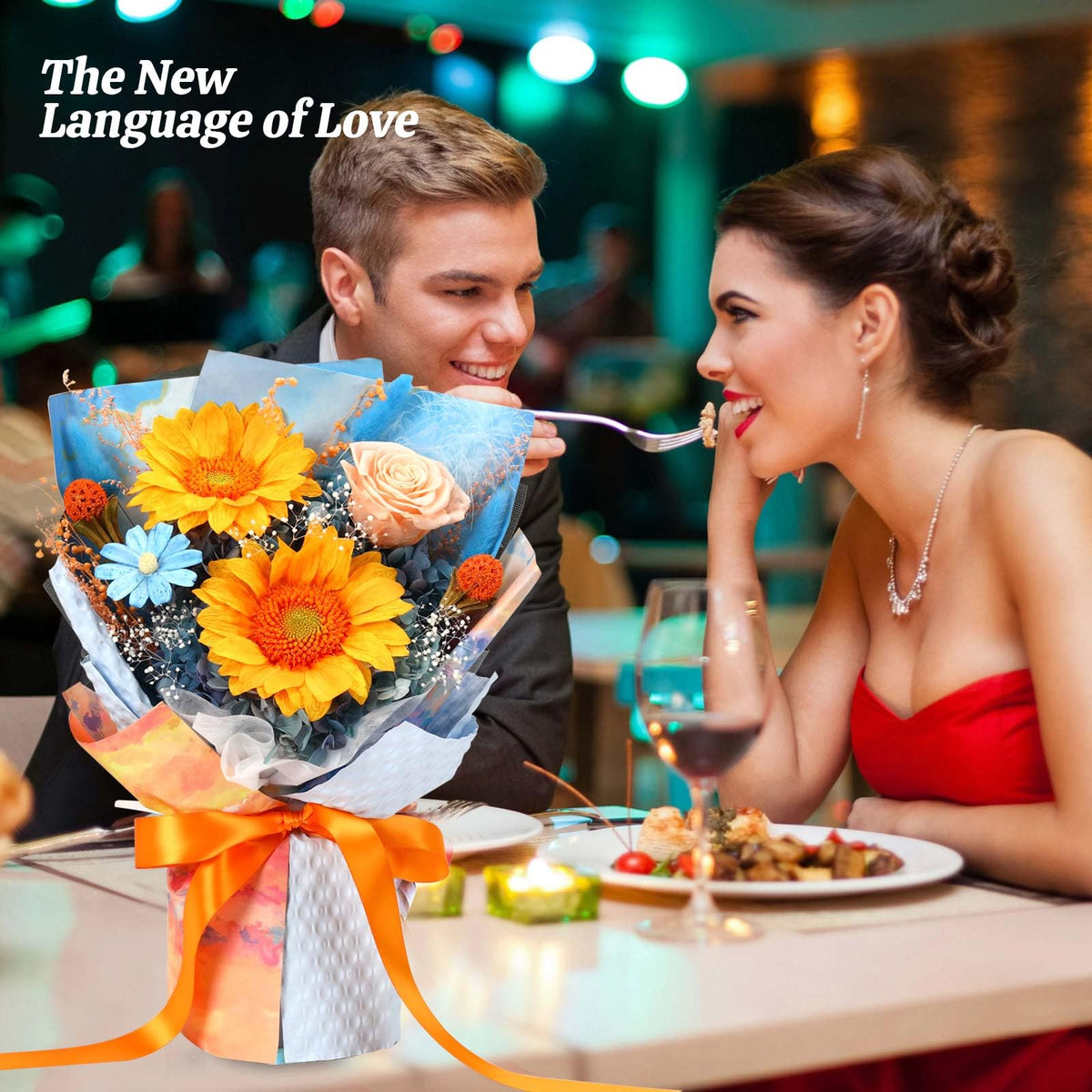 Jtoder Forever Flowers delivery-ready bouquet, ready to celebrate birthdays and anniversaries.