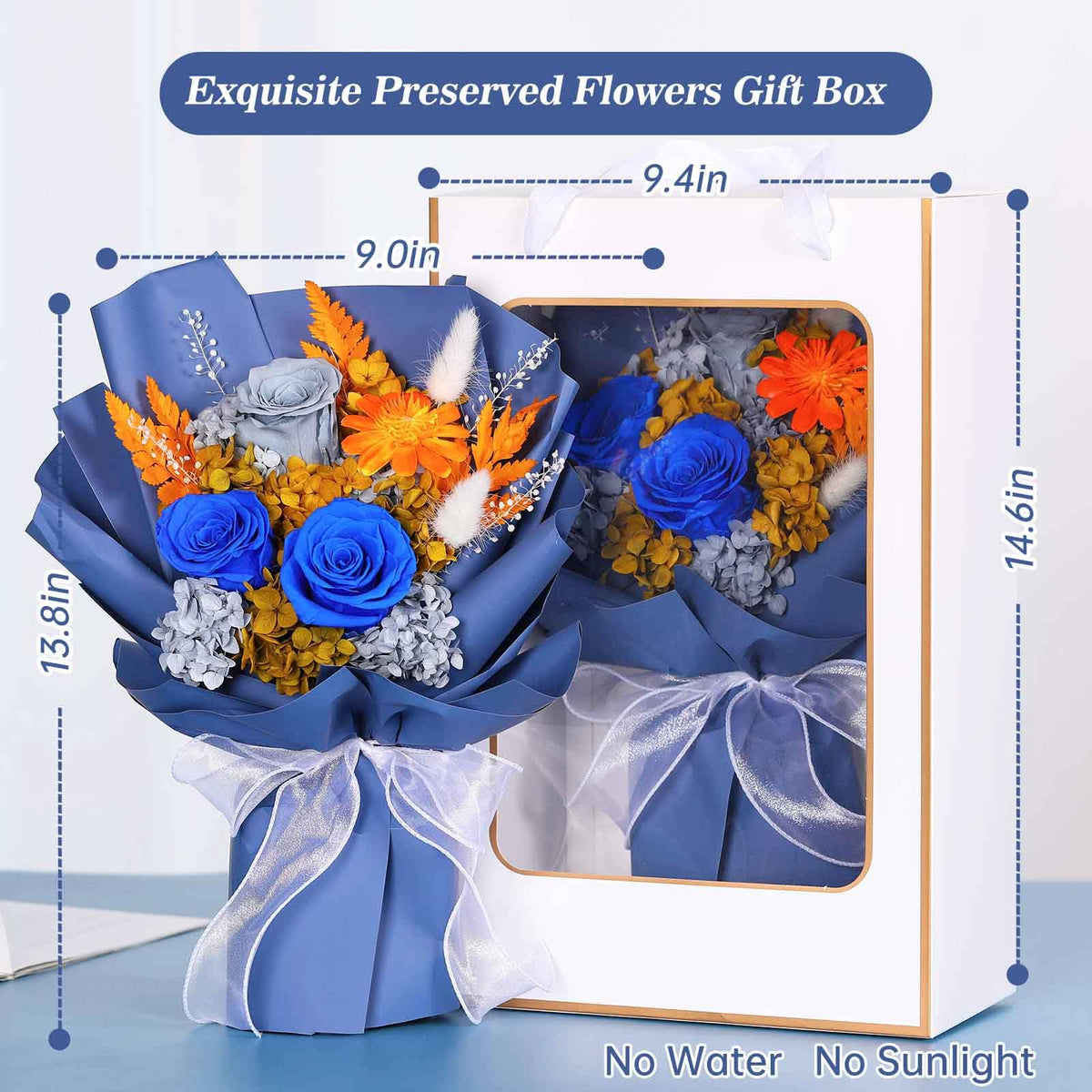 Jtoder Forever Flowers handmade bouquet showcases artisan detailing and premium preservation.