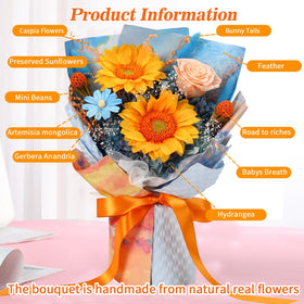 Jtoder long-lasting roses in blue gift box, ideal for anniversaries and celebrations.