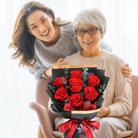 Jtoder wedding centerpiece or bouquet option with preserved roses for timeless charm.