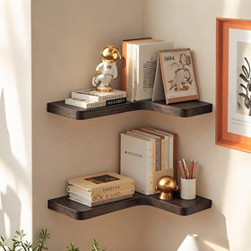 Jubilander kitchen wall shelves perfect for jars and small containers.
