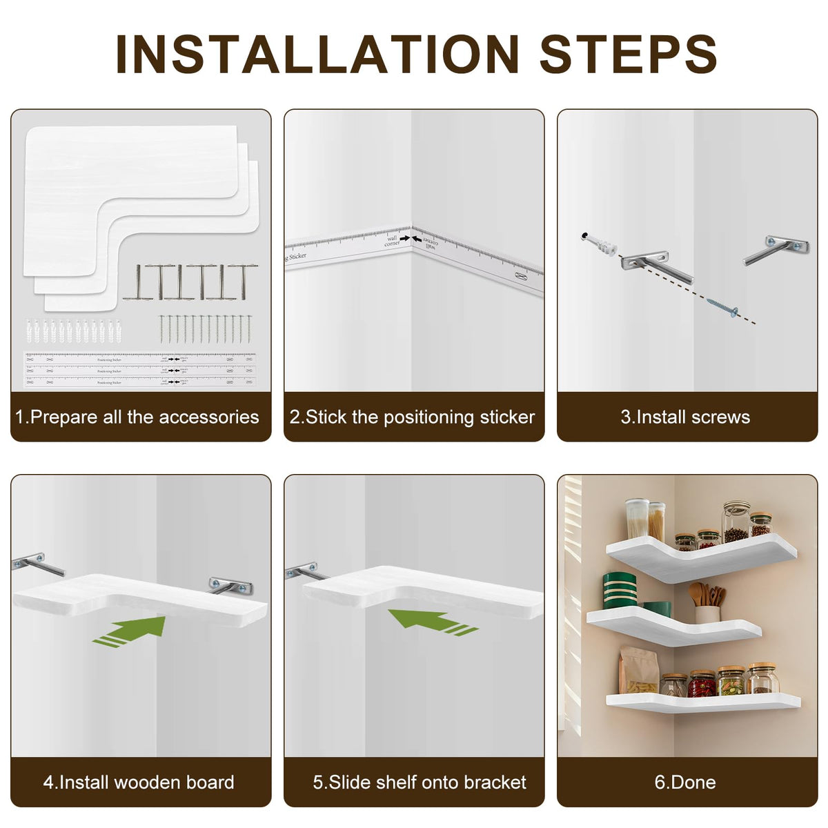 Jubilander wall-mount shelves for bedroom elevate decor while keeping essentials within reach.