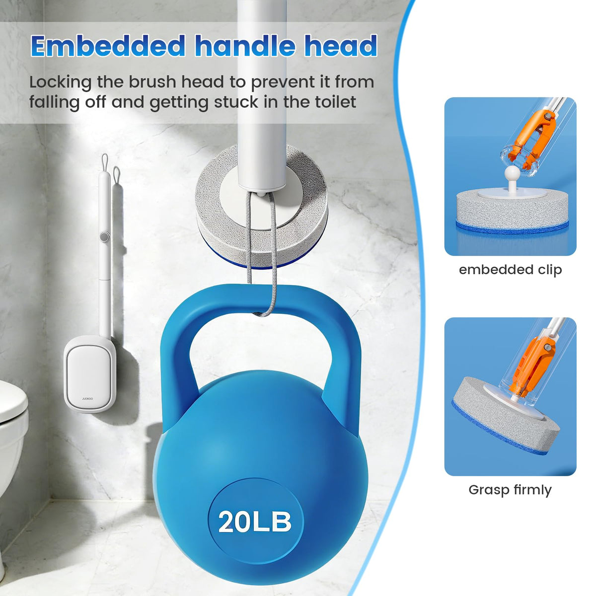 JUDRDO fresh, deodorized toilet bowl after use stays clean longer.